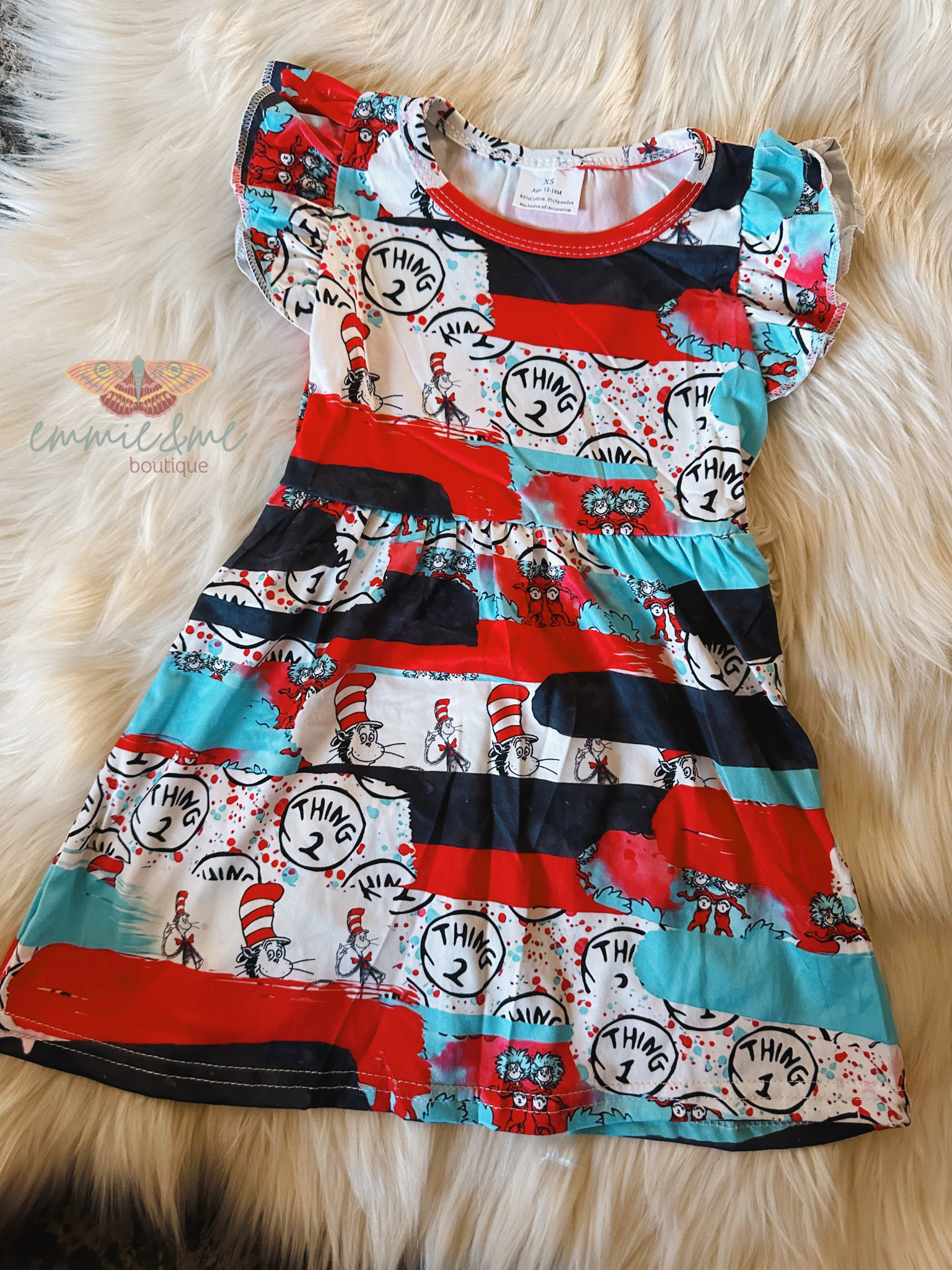 dr seuss birthday dress Dr. Seuss Dress – Emmie&Me Boutique