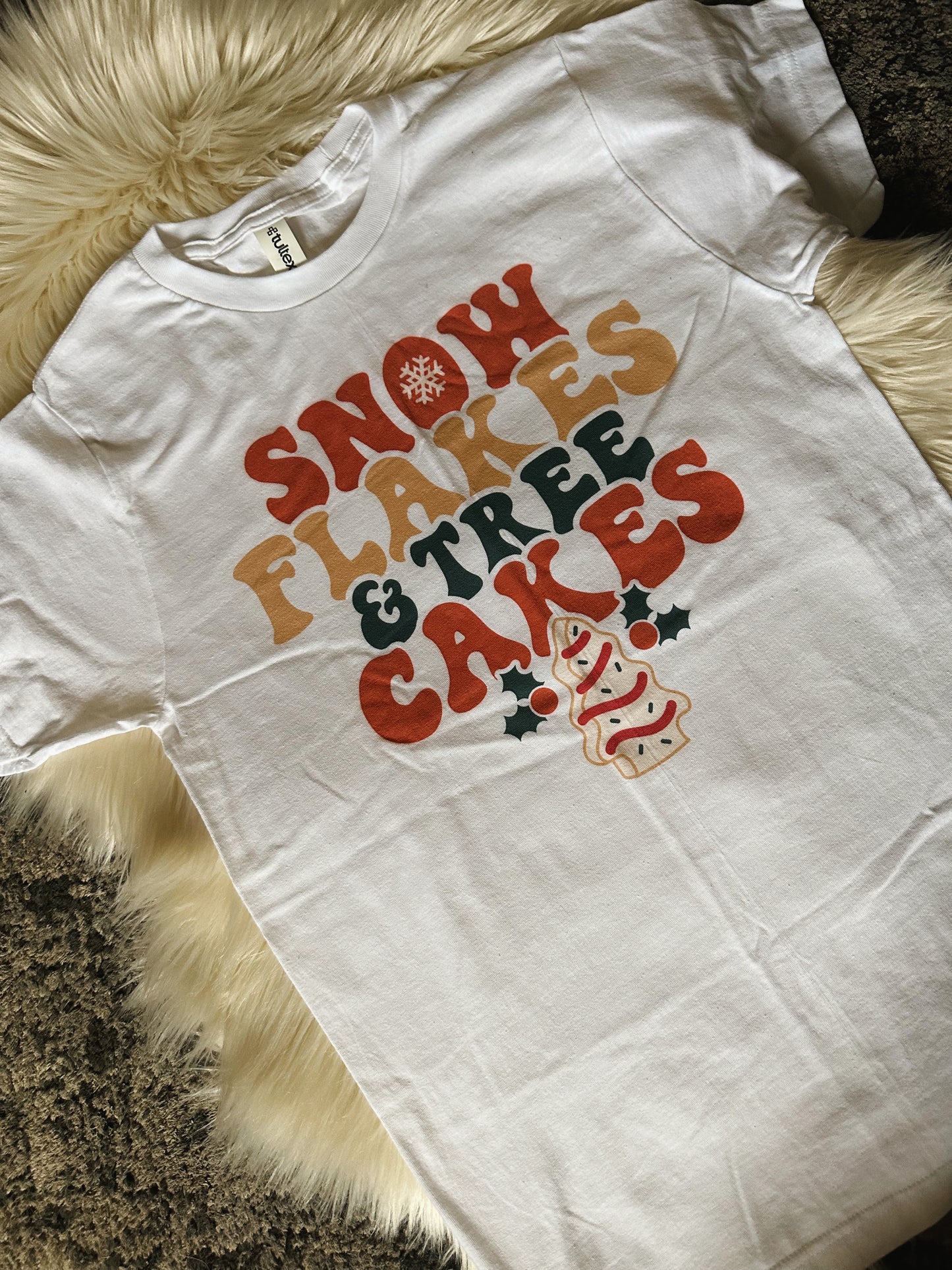 Snow Flakes & Tree Cakes Tee