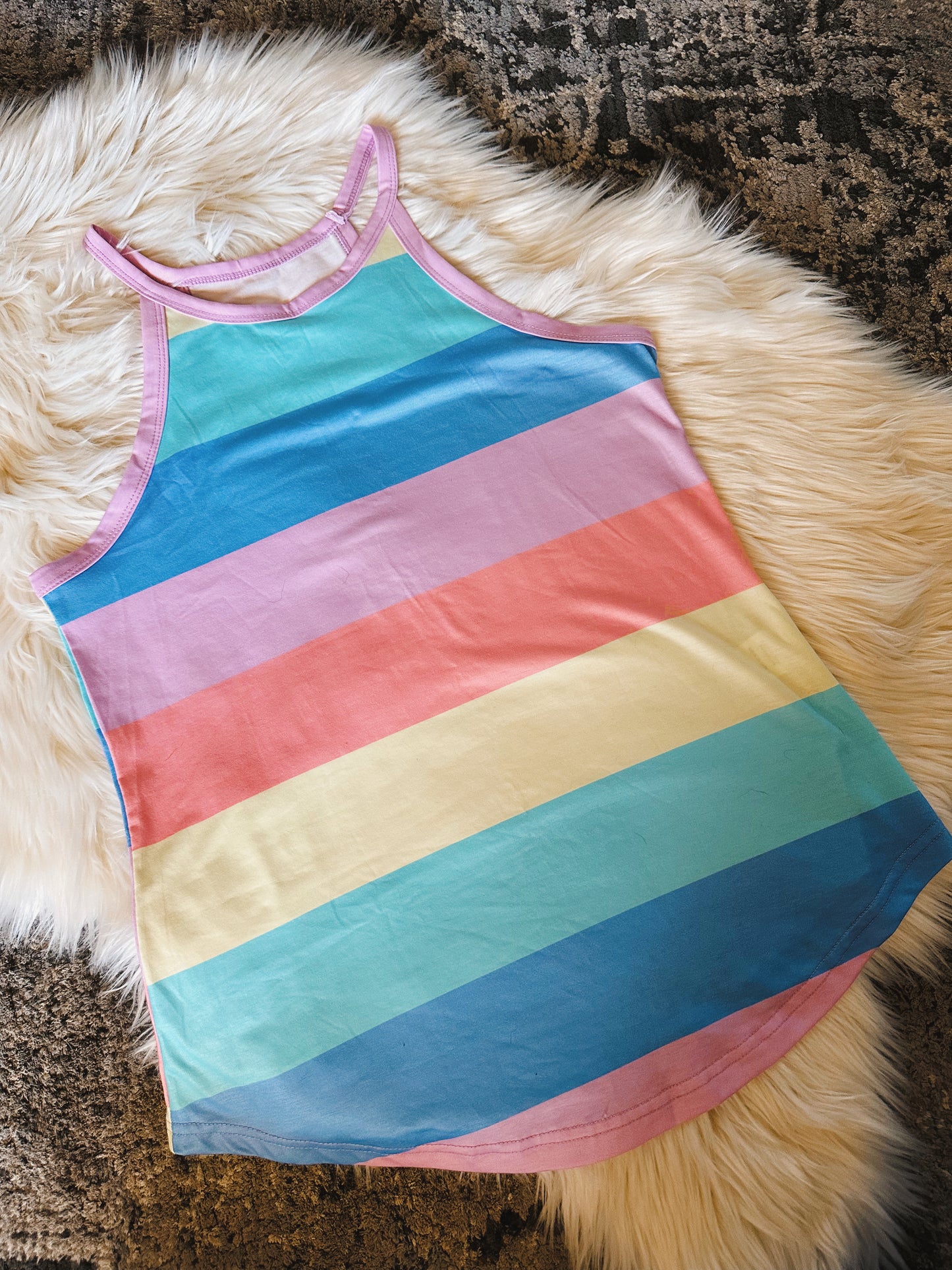 Rainbow Striped Tank