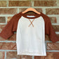 Burnt Orange Raglan {Matching}