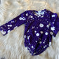 Purple Splatter Onesie