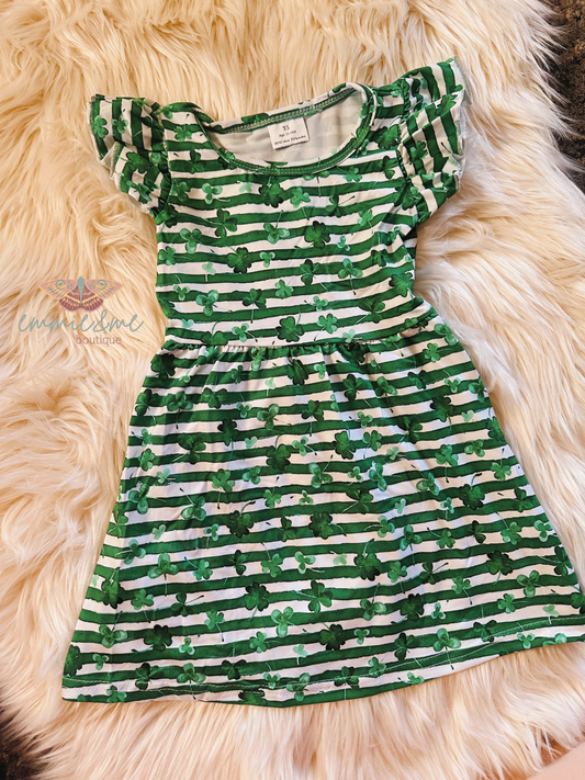 Striped Clover Dress