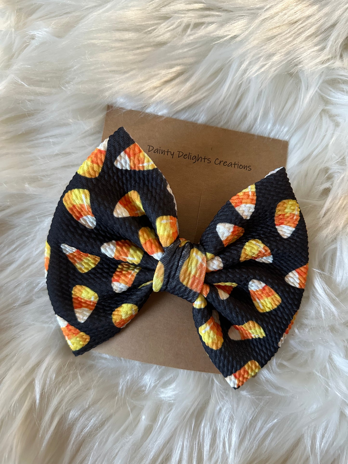 Candy Corn Bow (Clip)